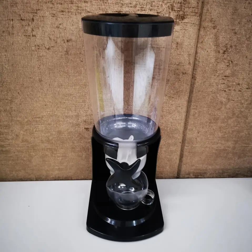 Popular  wholesale good quality new style plastic 1.5L bulk  food cereal container grain dispenser