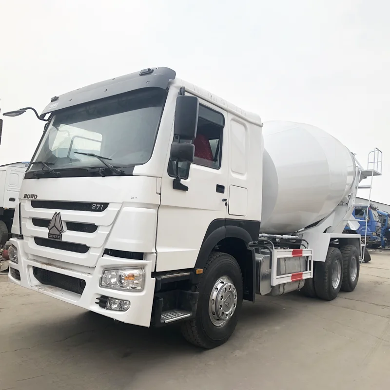 used Sinotruk howo 6x4 375hp 371hp  cement mixer concrete truck