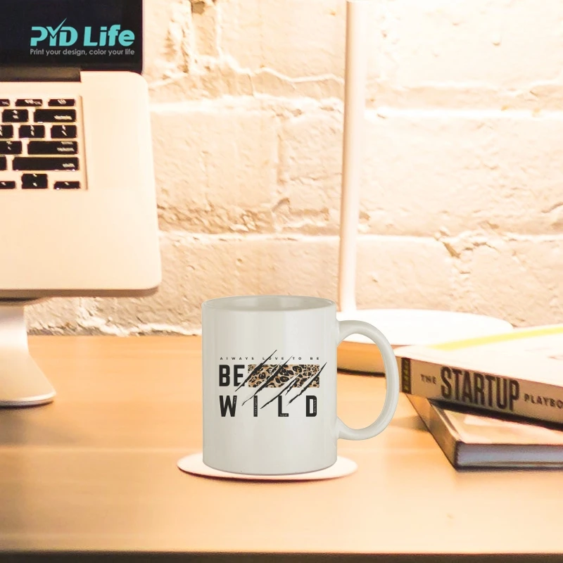 PYD Life 2021 Wholesale High Quality Sublimation 11oz White Coated Custom Mugs Ceramic Sublimation Blank Travel Coffee Mugs
