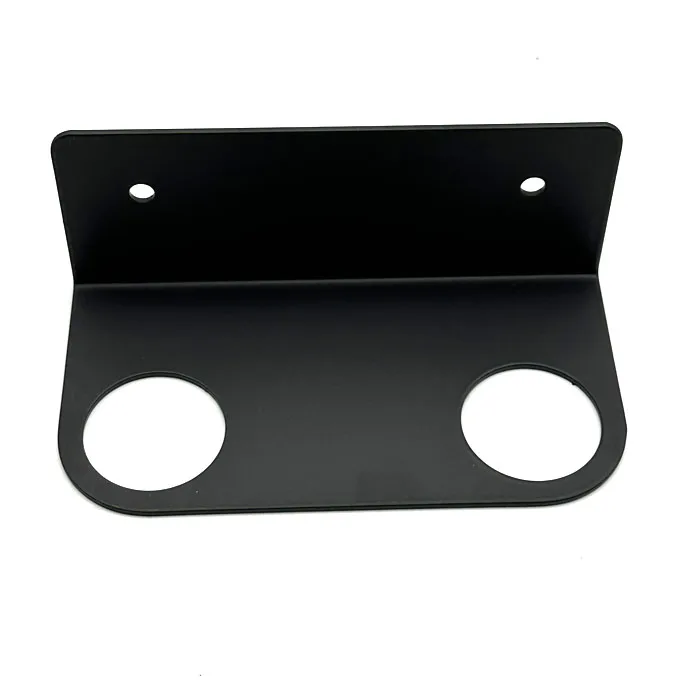 Custom metal 304 stainless steel Double-hole Punch Wall Mounted Soap Bottle Holder