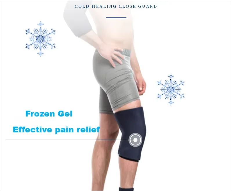 Cold & Hot Compress Therapy Foldable Microwaveable Heated Knee Pads Hot Compress For Body Pain