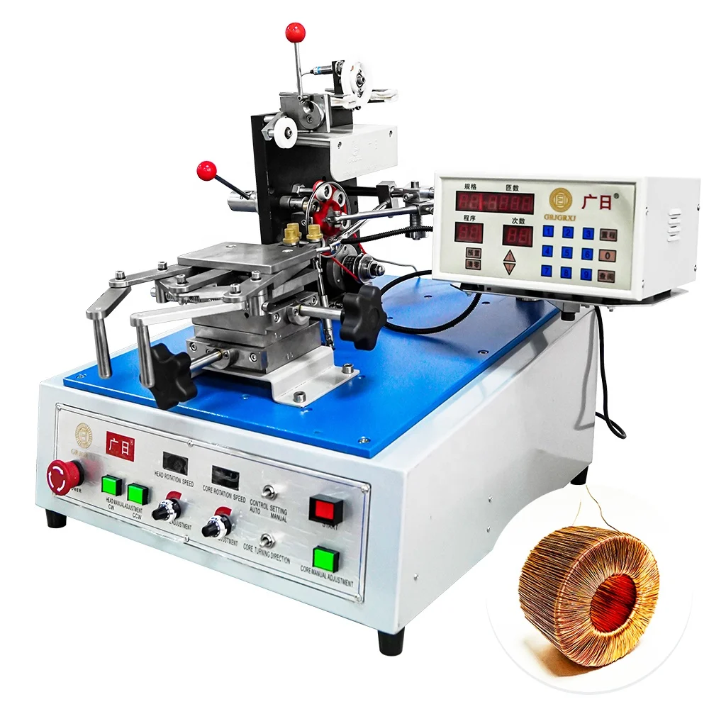 High Speed Side Slip Type Toroidal Inductor Coil Winding Machine Motor Coil Winding Machine Automatic Stator Winding Machine