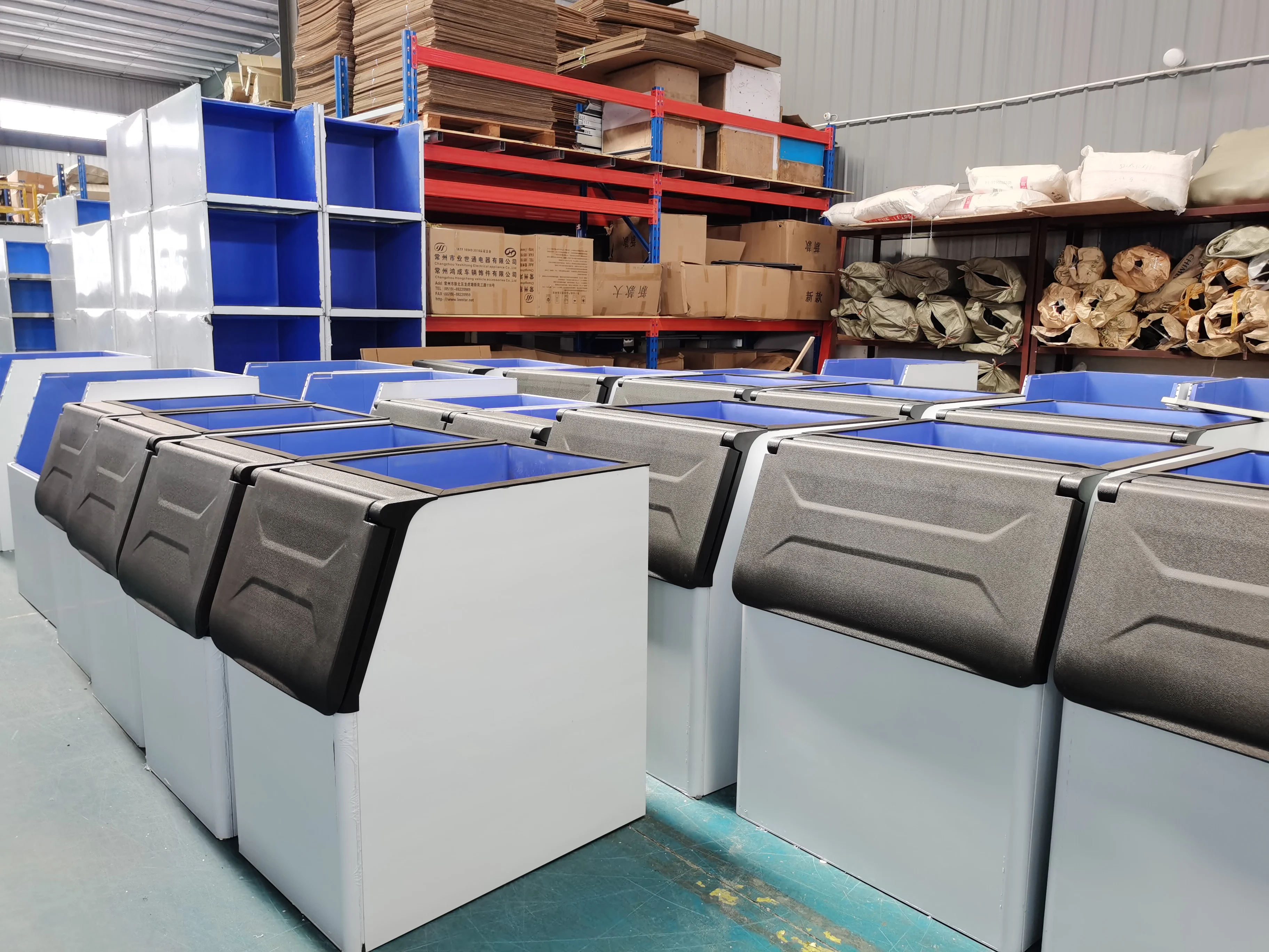 ETL Certificate commercial ice machine storage capacity 150kg ice bins use for kitchen/restaurant