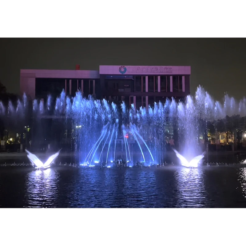 Topping manufacture Small musical water fountain for outdoor park and hot decoration