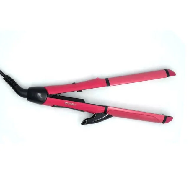 
2in1 hair straightener and curling iron 