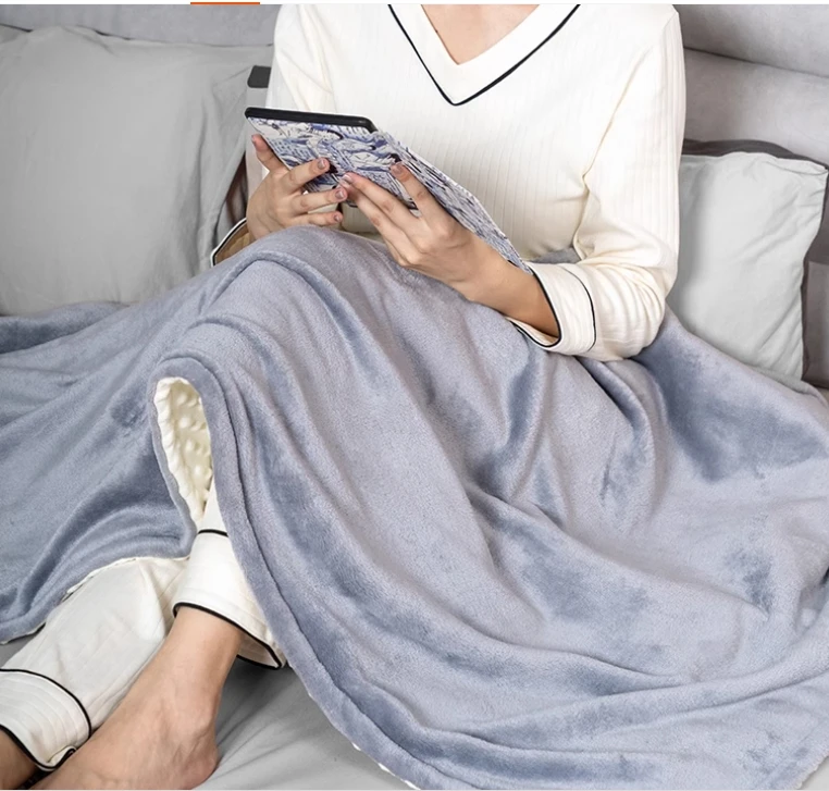 OEM 110V 100W Heat Rapidly Smart Electric Blanket  For Office Break