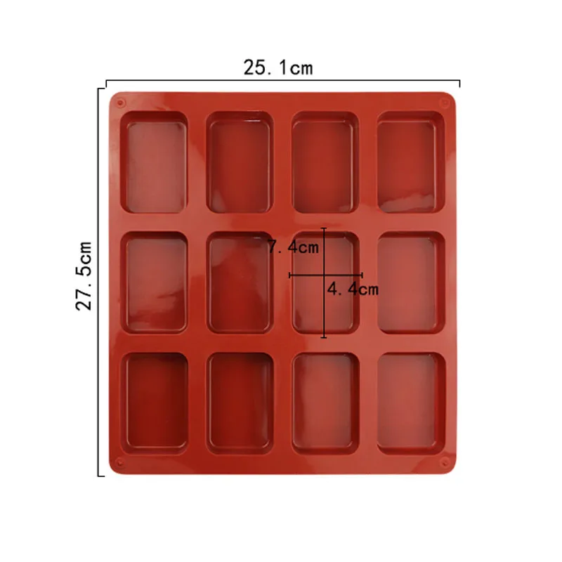 High Quality Custom Soap Silicone Mold For Cake Made Handmade DIY Kitchen Silicone Cake Bread Soap Mold