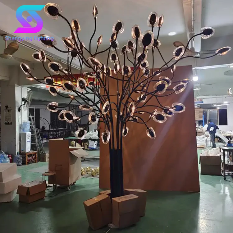 Decoration Pendant Light Custom Led Tree Branch Chandelier Glass Modern Hotel Villa Office Black Mamba 800 Mm Chandelier 100