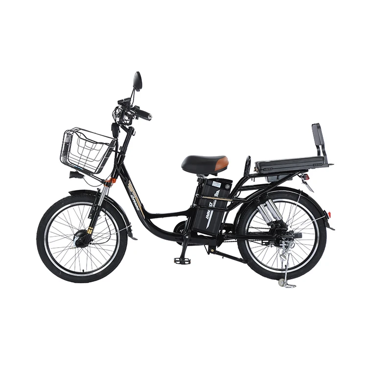 Wholesale of electric bike with baskets in Chinese factories electric bike adult/electric cargo bike high-quality double person