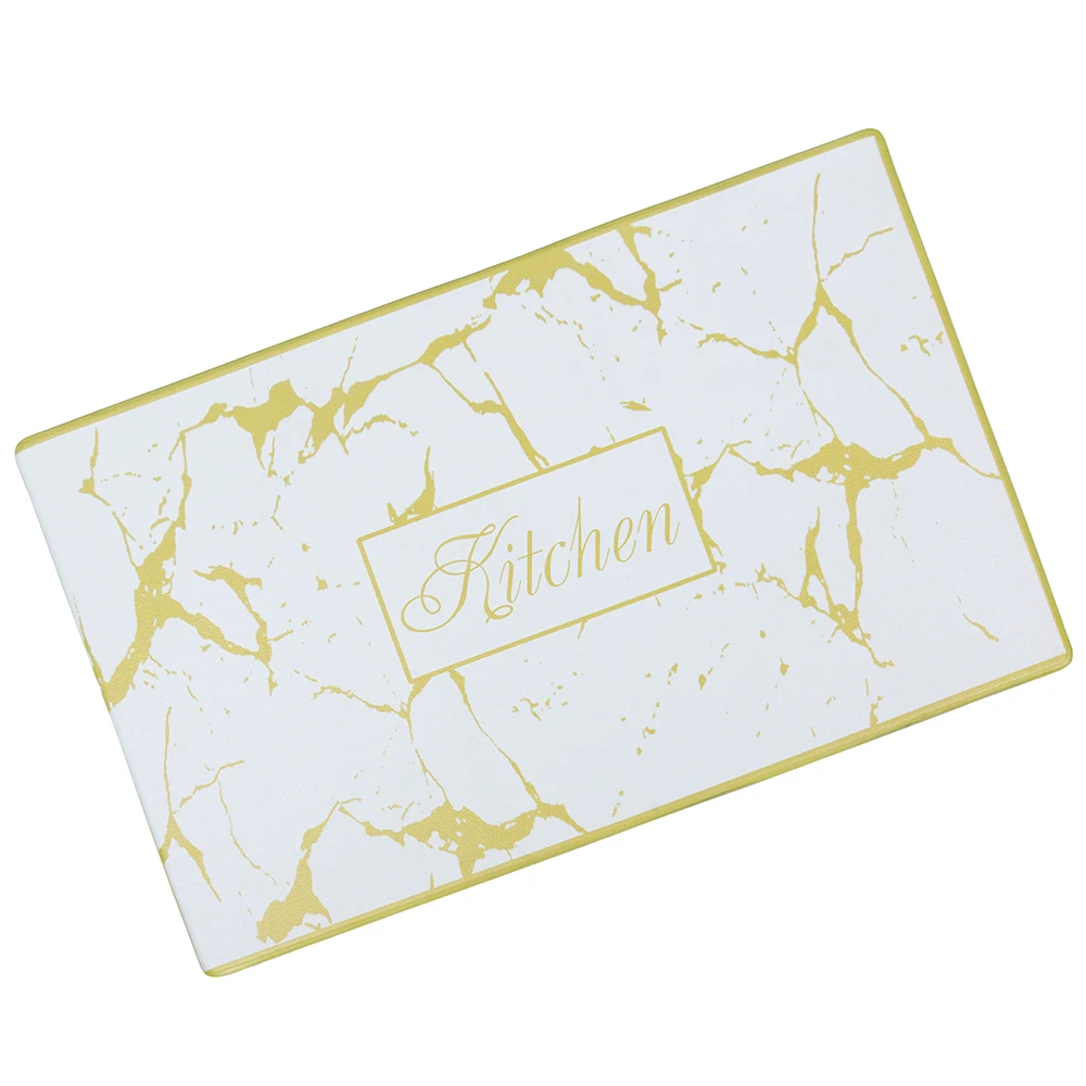 Printed PU waterproof carpet Environmental protection material anti-fatigue kitchen floor mat bathroom mat floor