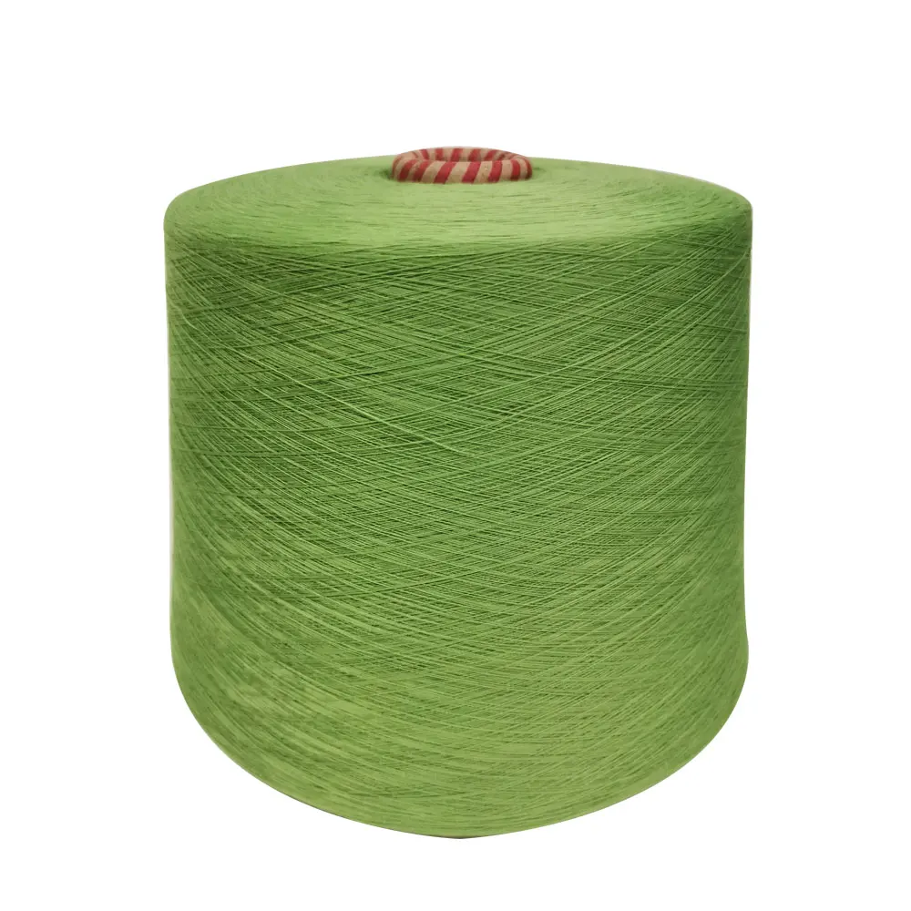 Hot Sale 28/1NM 60% Polyester 40% Viscose Ice Silk Yarn For Weaving And Knitting