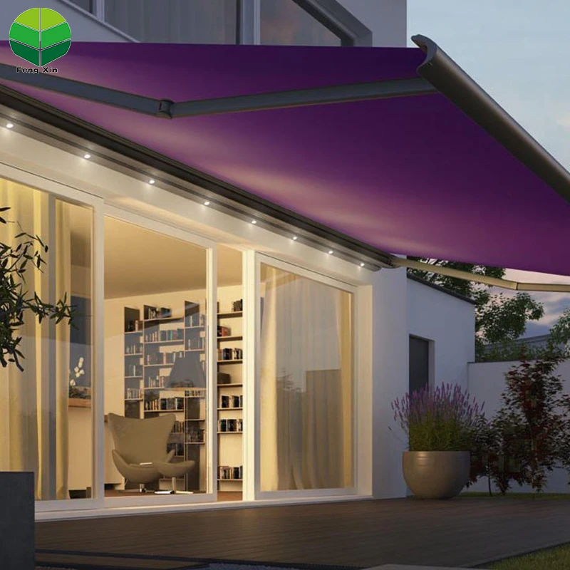 Camping Retractable Awning Hardware Balcony Retractable Polycarbonate Awning Retractable