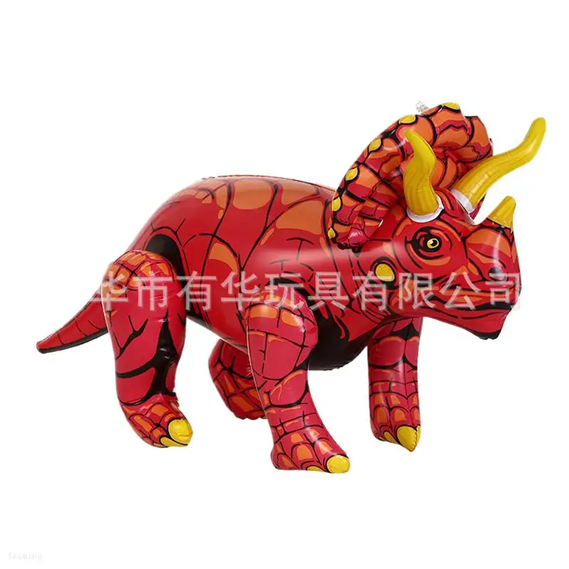 FM factory direct sales pvc inflatable Triceratops children simulation toys