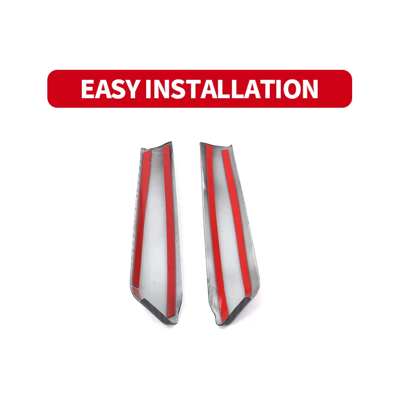 Car ABS interior styling suitable for Toyota 2018C-HR carbon fiber front triangle decorative strip