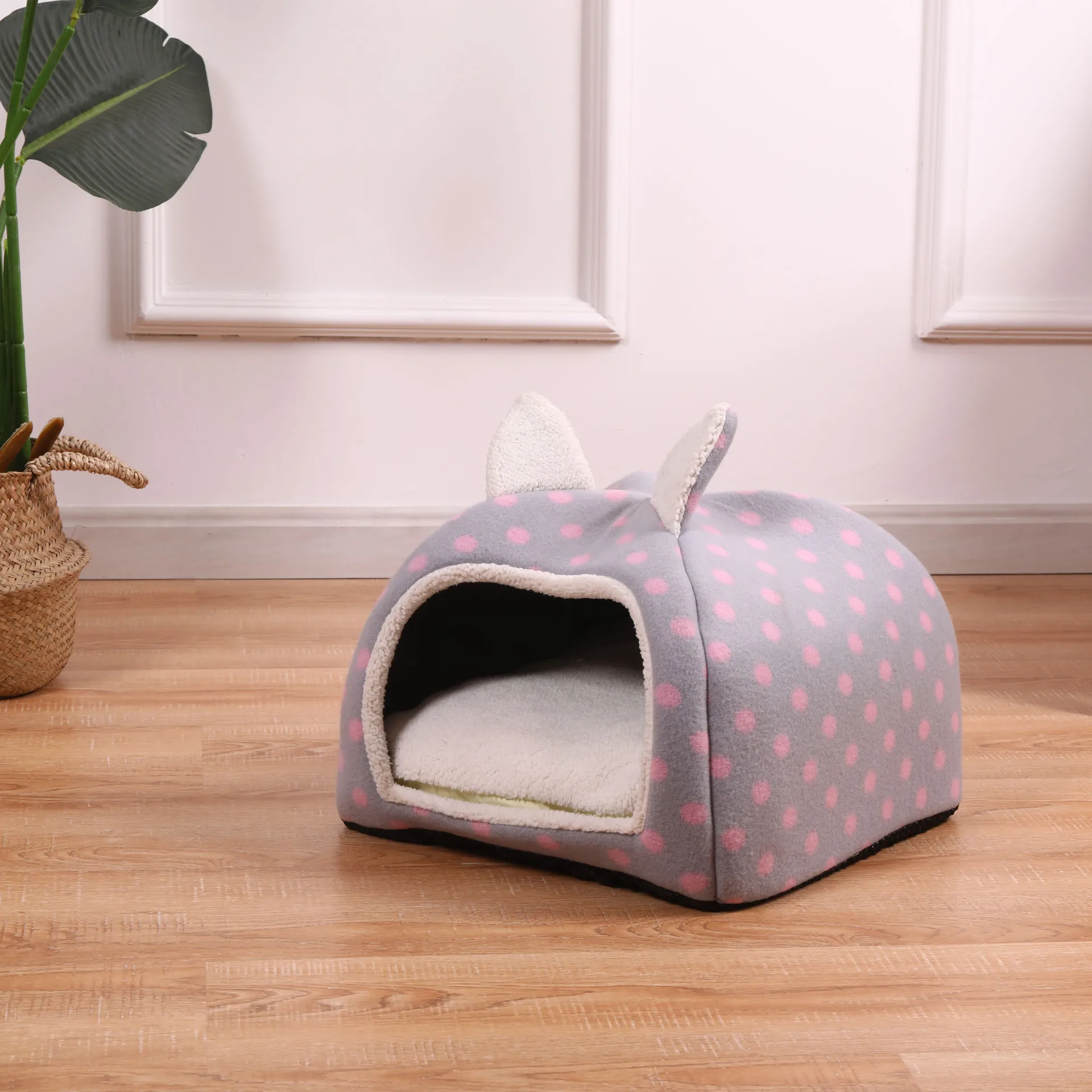 High Quality Durable Oxford Cloth Pet Cat Dog Bed Comfortable Breathable Pet Cat Sofa With 3 Size Washable Pet Bed Mat