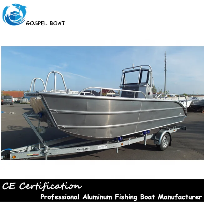 7.8m welded aluminum Cargo transportation work boat Strong power landing craft