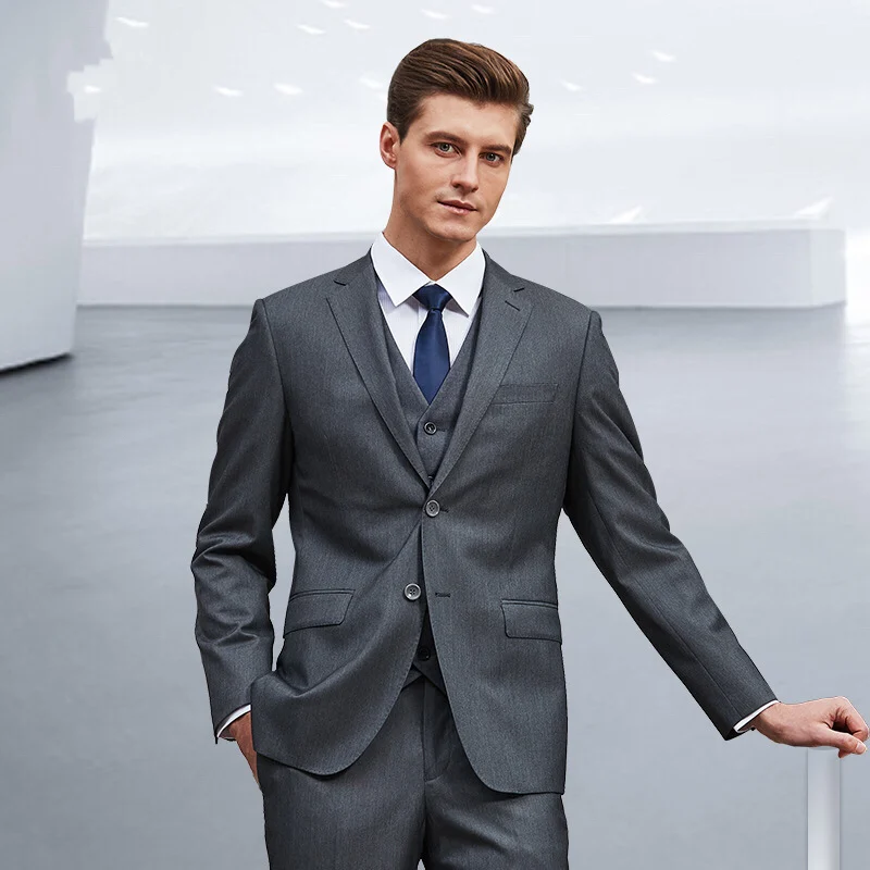 Quality Hot Sale custom men suit  custom fabric High level Lapel Fashion mens formal suit