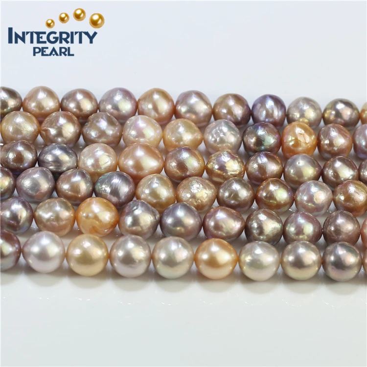 Factory Wholesale Price 11-13mm Freshwater Loose Pearl Strand Large Size Baroque Pearl