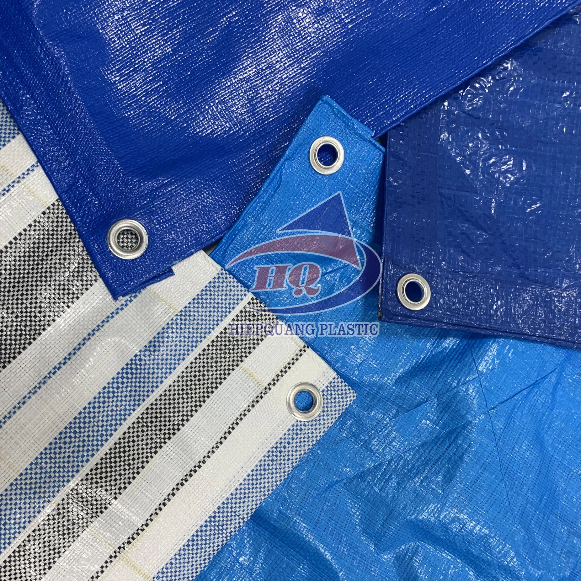 Hiep quang PE tarpaulin sheets in color lamination heavy weight custom gsm for gardens/ agriculture/ farmings