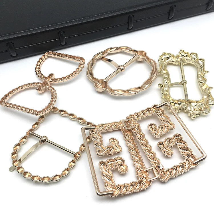 Wholesale New High Quality Smooth Metal Buckle Women Belt Buckles for Clothes and Bags Belt Women Buckle