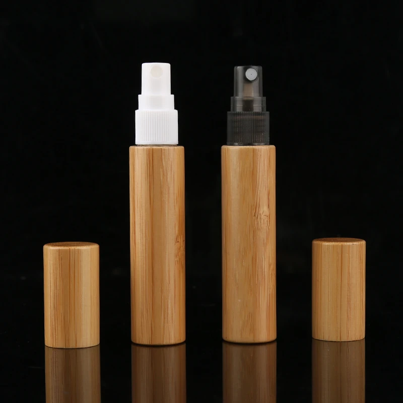 Cheap Mini Perfume Bottles Bamboo 10ml Perfume Bottle Spray for Cosmetic Packaging Bamboo