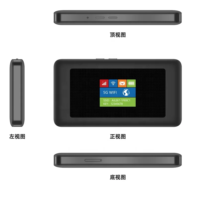 MF510 Factory OEM ODM 5G mifis highly advanced 5G portable multi-service 802.11b/g/n/ac High speed wifi router 5g hotspot Wi-Fi