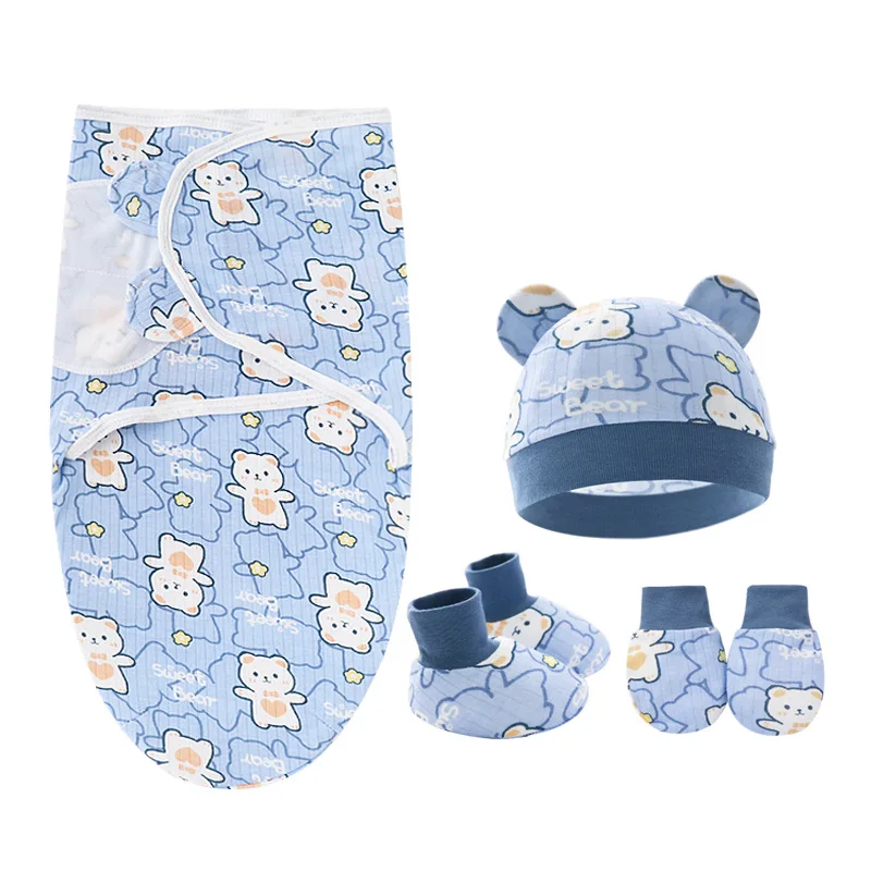 Soft Organic Cotton Baby Blanket Swaddle Bedding Wrap for Infants