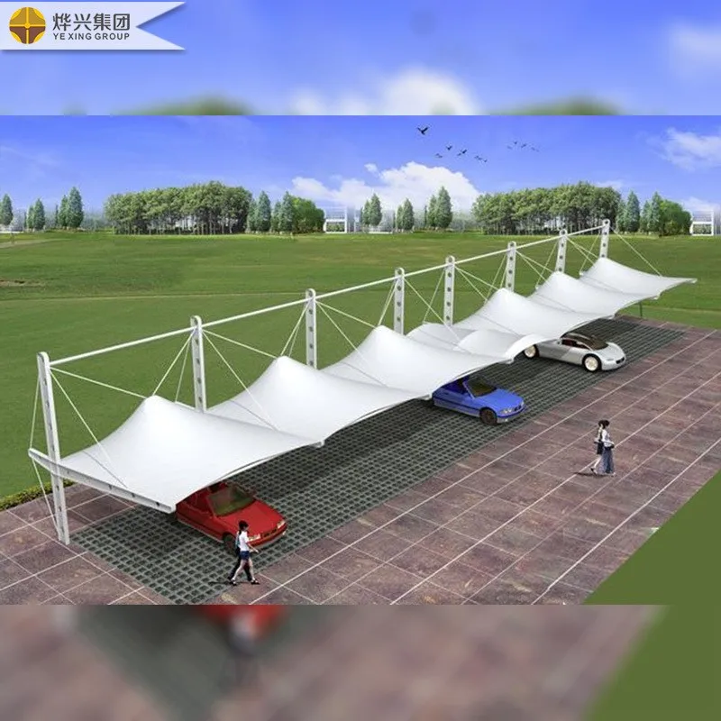 Wholesale Station Membrane Structure Sunshade Zhejiang PVDF Membrane Structure Sunshade Umbrella