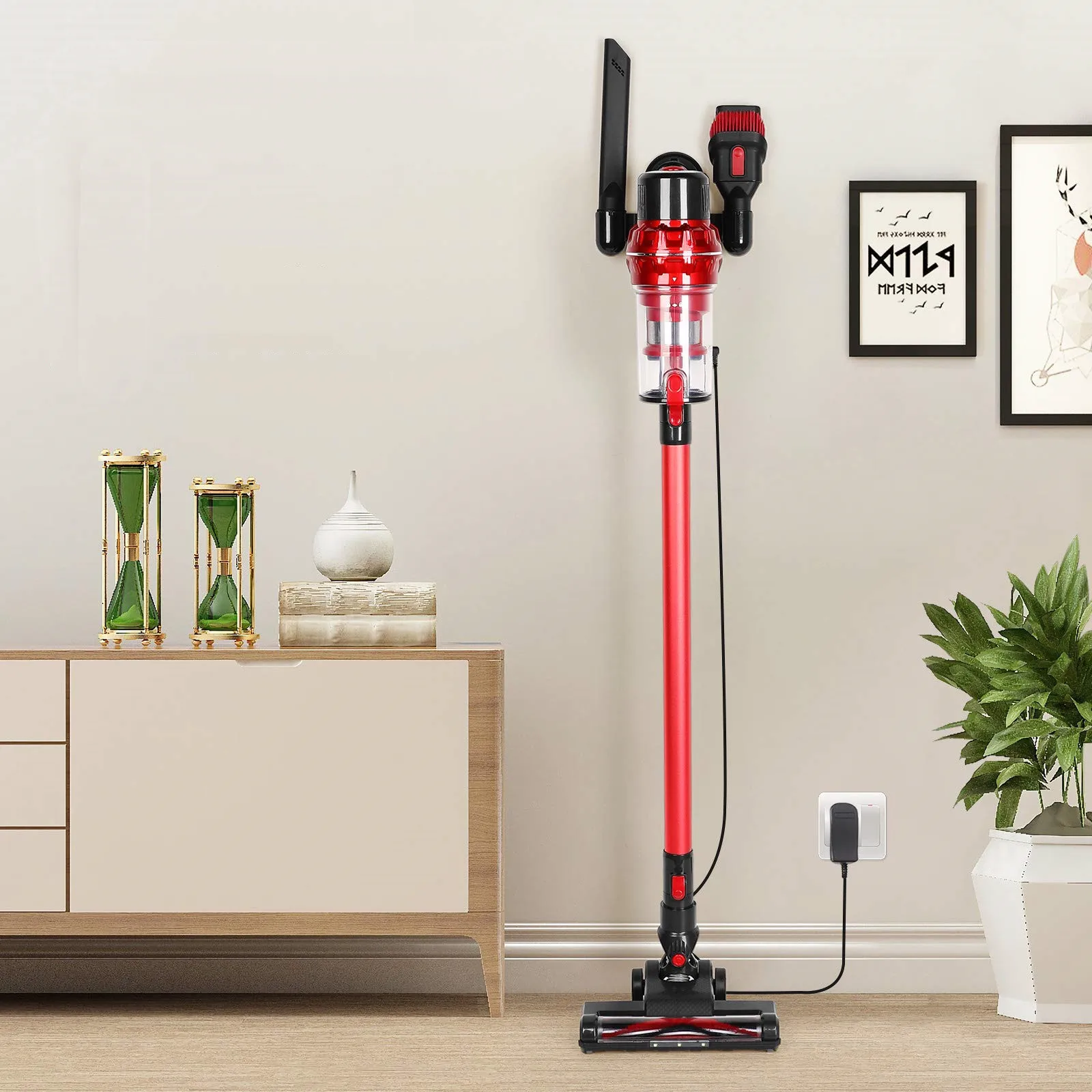 Мощный беспроводной пылесос для удаления волос без