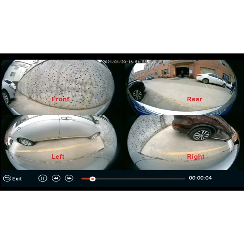 T5 2D 3D Universal Rear Camera With Moving Guideline Backup Reverse Camera For Vehicles Car Reversing Aid System