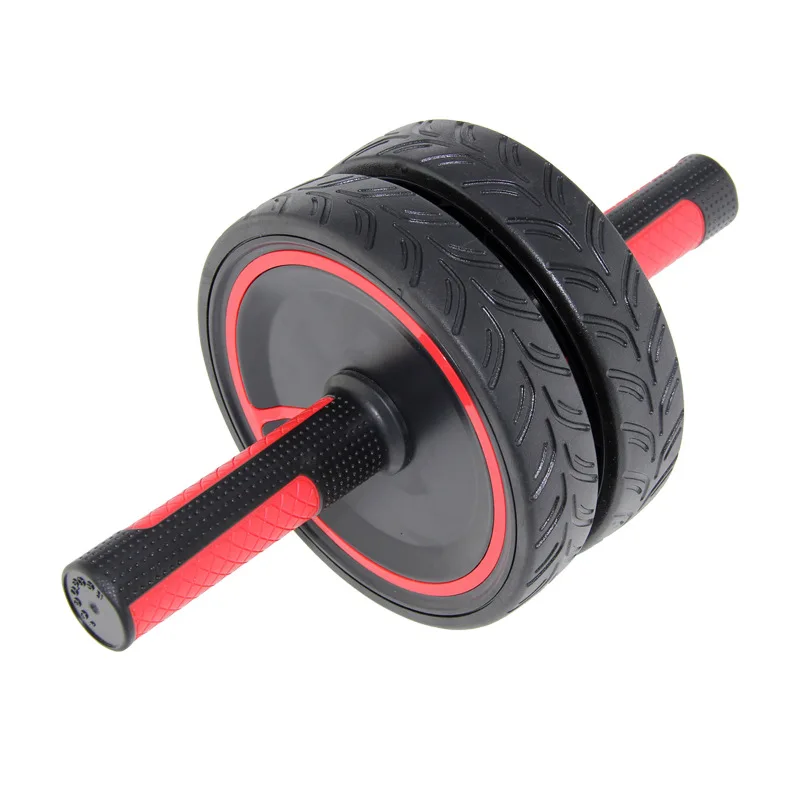 Abdominal Muscle Gym Roller Trainer Double Wheel Silent Abdominal Health Wheel Household Fitness Exercise Abdominal Lean Waist