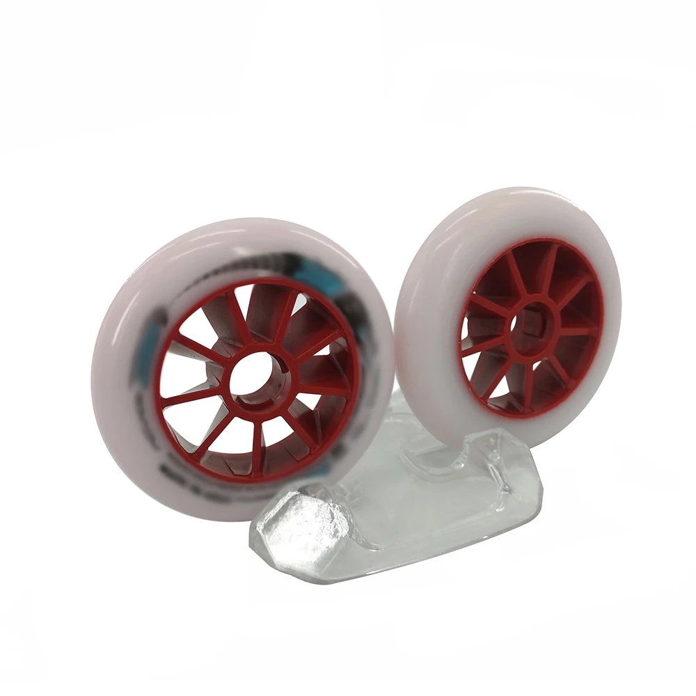 Wholesale speed skate wheels Inline wheels 88A elasticity rebound SHR PU inline skate wheels