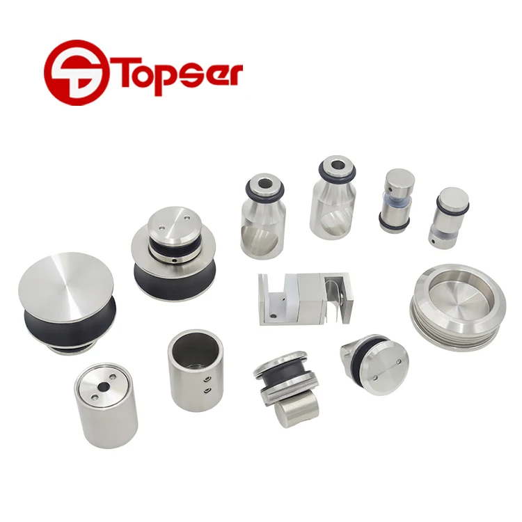 New Model Stainless Steel 55MM Roller Sliding Shower Barn Door System Set Fitting Hardware Kit