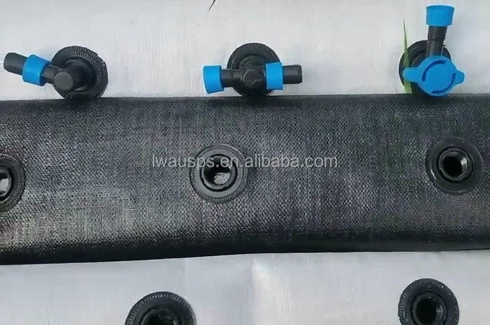 High-Standards Farmland Drip Irrigation PE Pre-Drilled Cavity Lay Flat Hose Pre-installation Outlet Water Hose