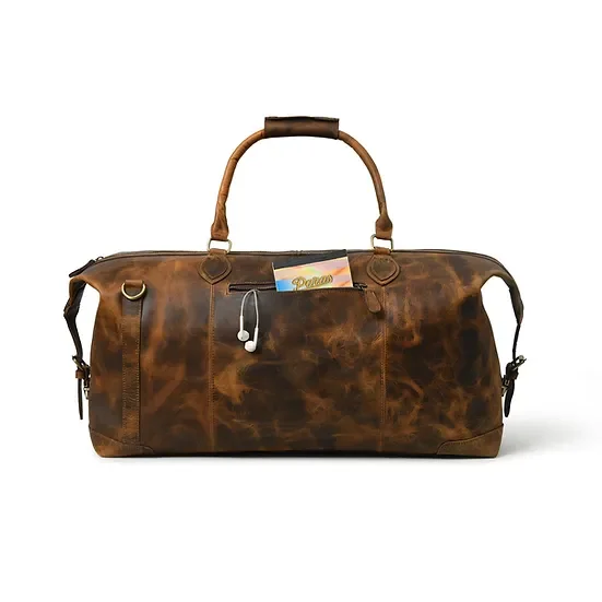 Large Luxury Designer Leather Duffle Bag Famous Brands Gym Bag for Ladies Stylish Travel Bags with Free Sample