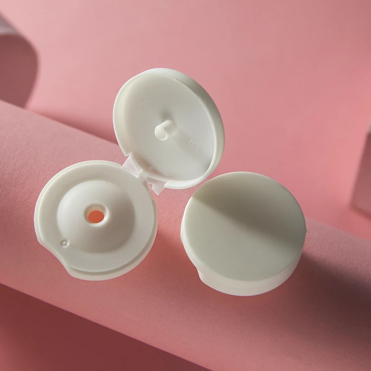 Factory Manufacturer Flat Flip Top 20/410 White 20mm Flip Top Cap Plastic Bottles Flip Cap