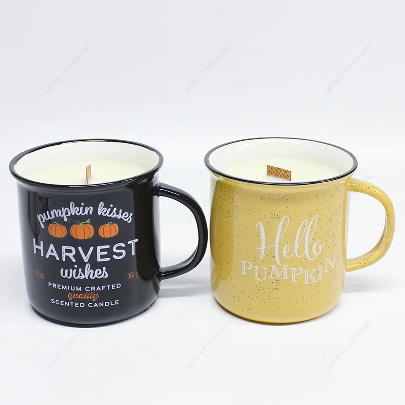 Aroma Wholesale Potes Para Vela Empty Soy Wax Candle Vessels Container Candle Holder Empty Unique Luxury Ceramic Candle Jars