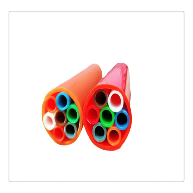 7 Ways 12/8 mm With PE Sheath 1.2 mm DB Series HDPE Micro Duct Tube Bundle Install Underground for Fiber Optic Cable Blowing in