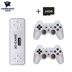 Dual Game Sticks 4K Output TV 10000 Games Built in Retro Video Gaming Console 3D Games Player for PSP PS1 N64 GBA Sega Emulator