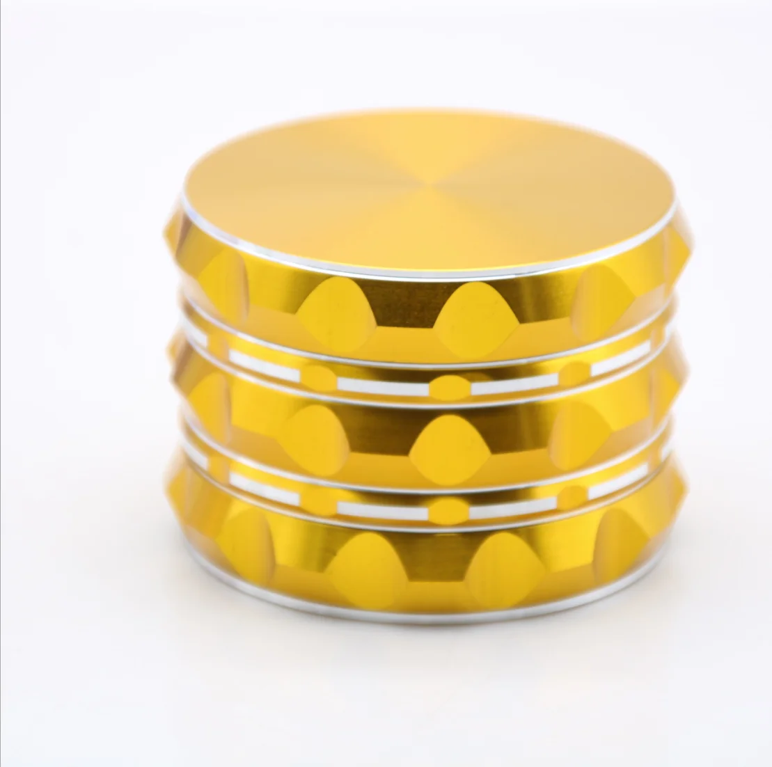 
Food Grade Colorful Herb Grinder Machine Metal Grinder Weed with Customized Printing 