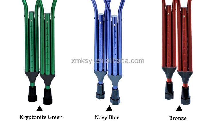 Comfortable Grip and Support rubbers ergonomic fracture medical colour adjust crutches arm cushion