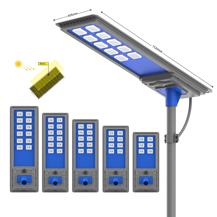 High Quality Aluminum Commercial IP65 Waterproof 40W 50W 60W 80W 100W 120W All In One Solar Street Light