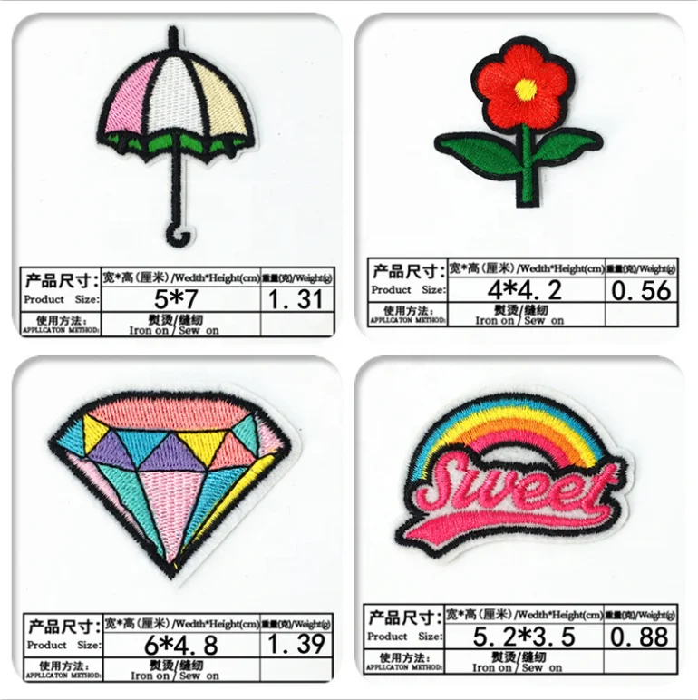 Для выведения токсинов, 40 шт смешанный узор Вышитые заплаты значок мешки шляпа джинсы с аппликацией Ткань наклейки украшения для скрапбукинга