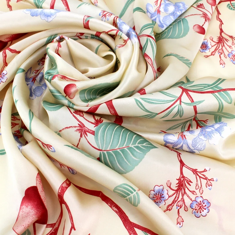 Цветочный жоржет шифон пятна Леопардовый принт шелк Африканский принт ткань стрейч шелковая ткань цифровой принт для женщин