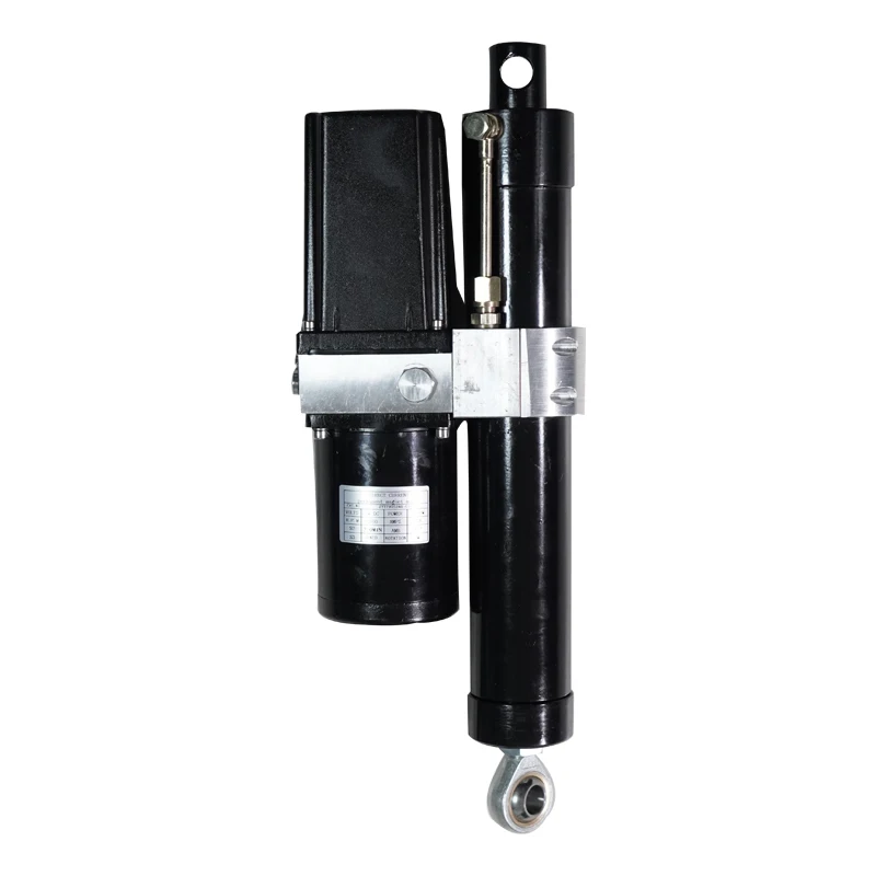 18000N  Mini small push rod 200mm stroke DC electro hydraulic linear actuator for lifting equipment