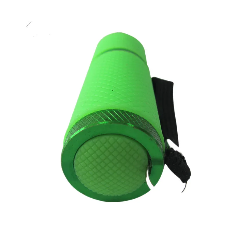 Colorful UV light ultraviolet flashlights with purple lighting