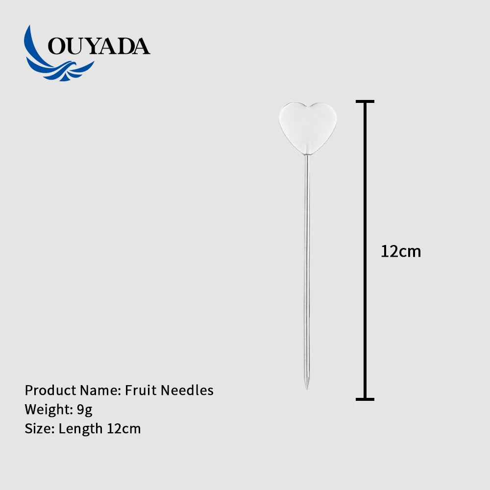 
Factory Direct custom high quality stainless steel metal martini cocktail pick 