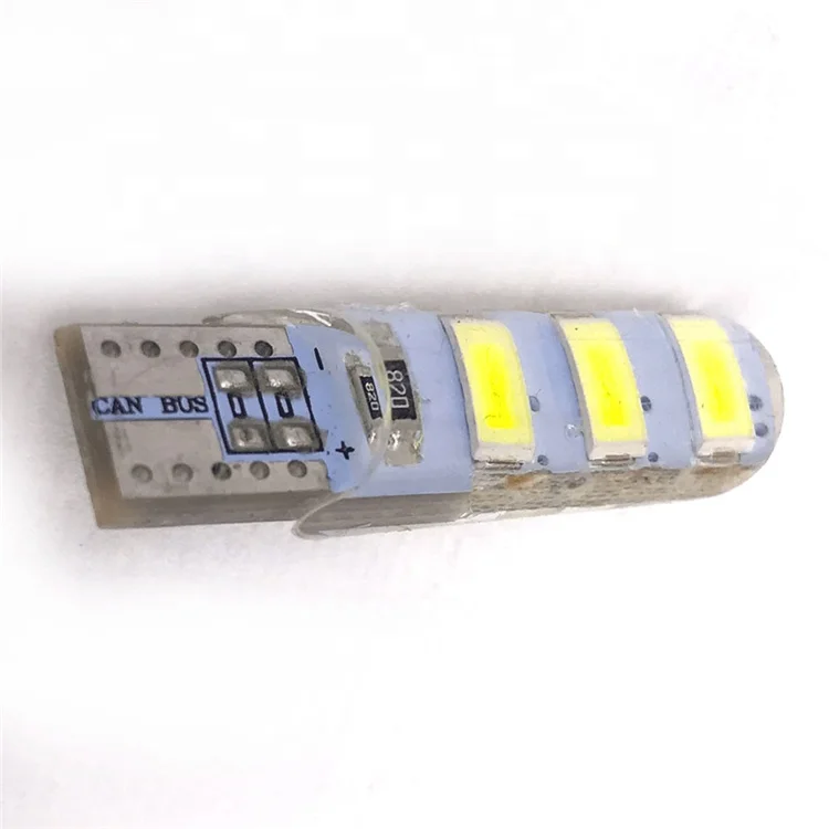 Customization Super Bright DC12V T10 5630 6 LED Bulbs Reverse Light W5W 194 Auto Width Lights White T10 Led For Cars