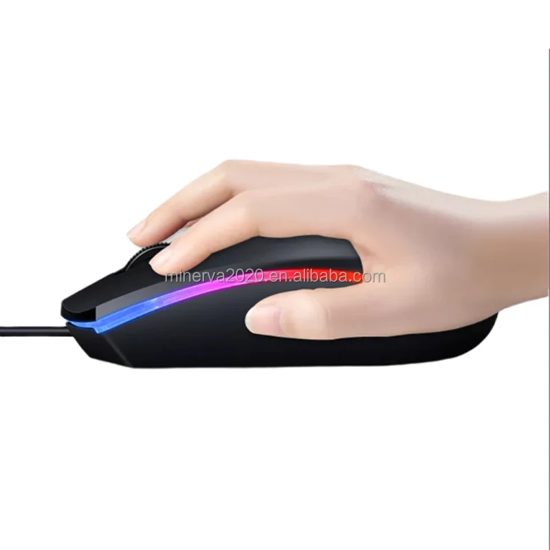 Для II M55 проводная USB светящаяся игровая мышь деловой Универсальный RGB отверстие аксессуар для