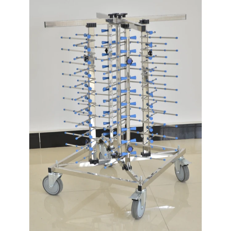 stainless steel dish/pan trolley single layer